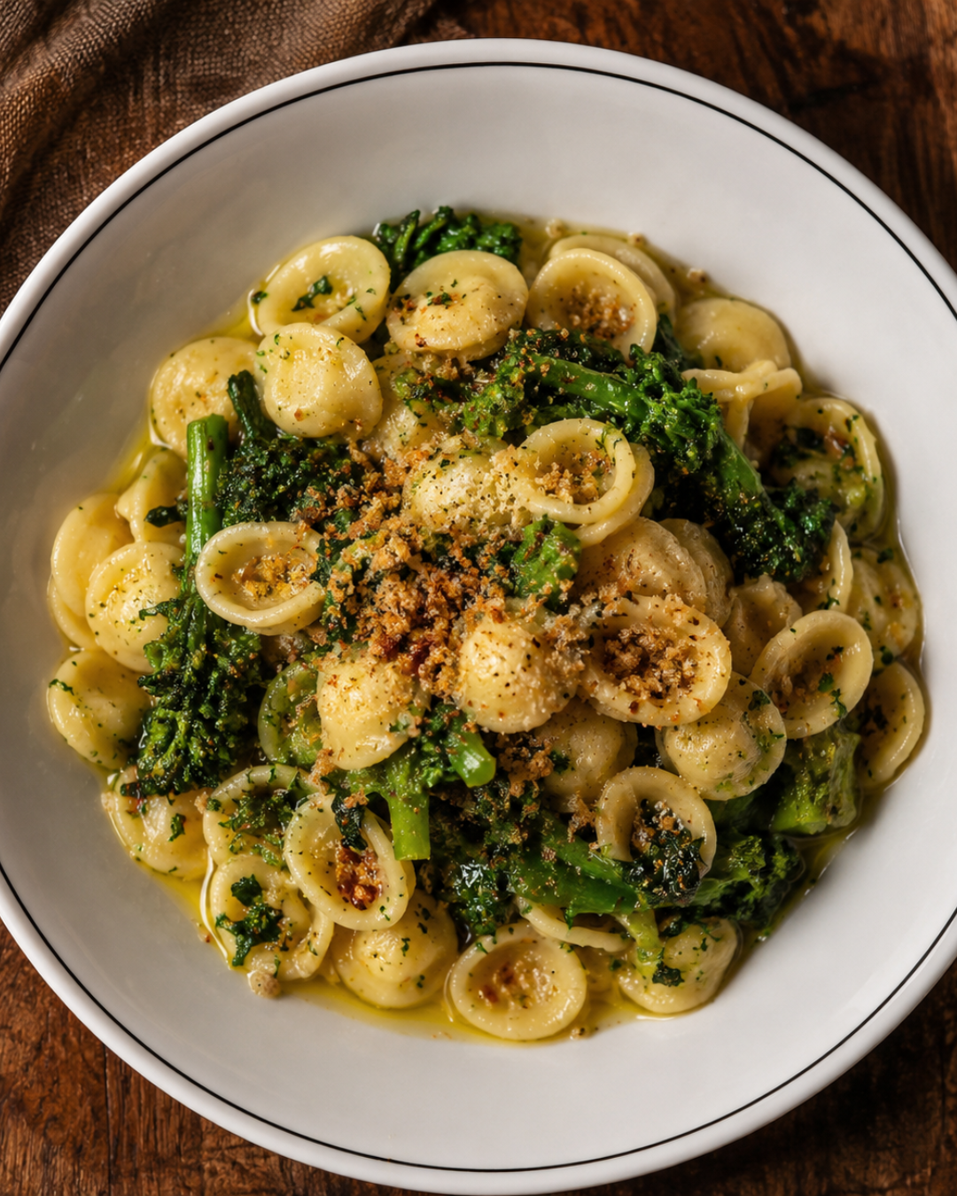 Orecchiette with Cime di Rapa — Orecchiette alle Cime di Rapa