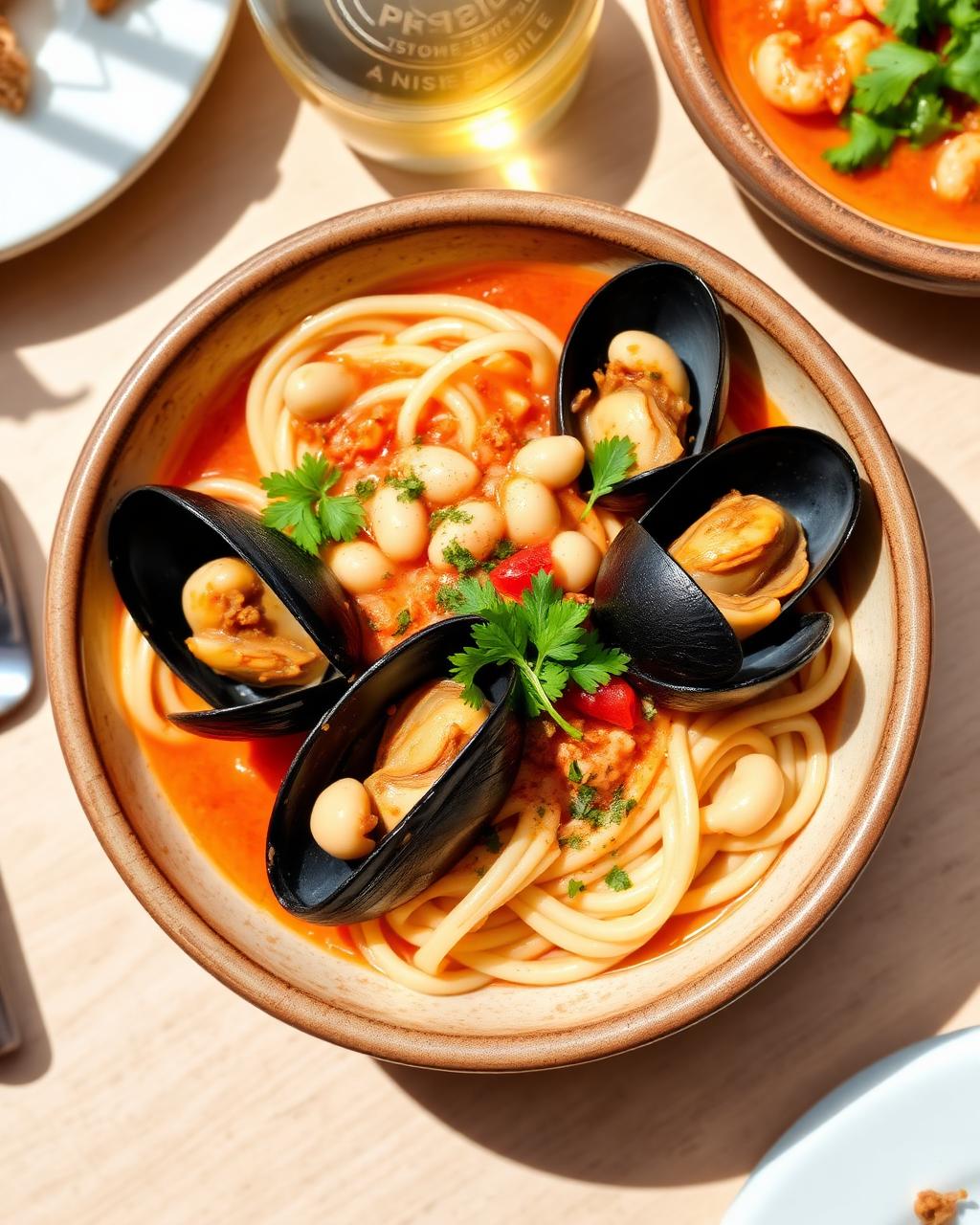 Pasta con Fagioli e Cozze — Fagioli e Cozze