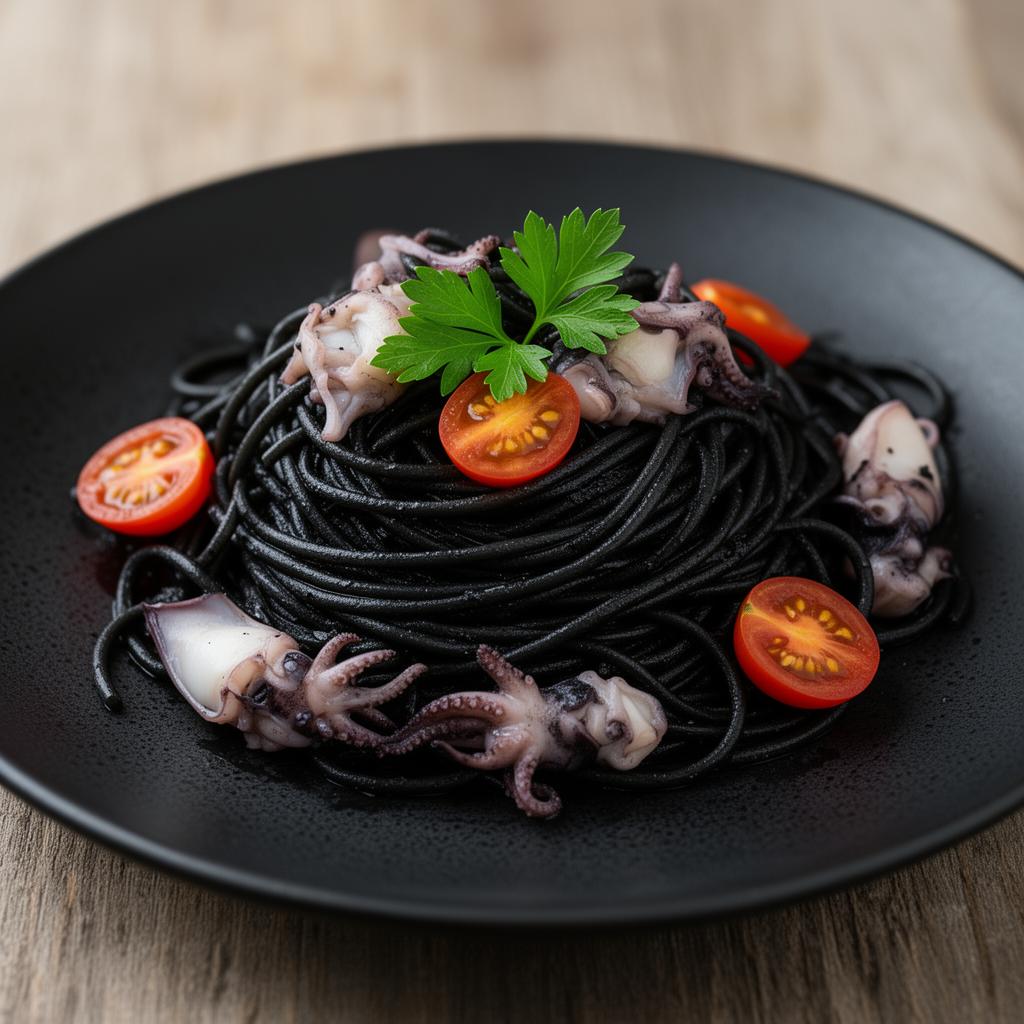 Spaghetti al Nero di Seppia — Spaghetti al Nero di Seppia