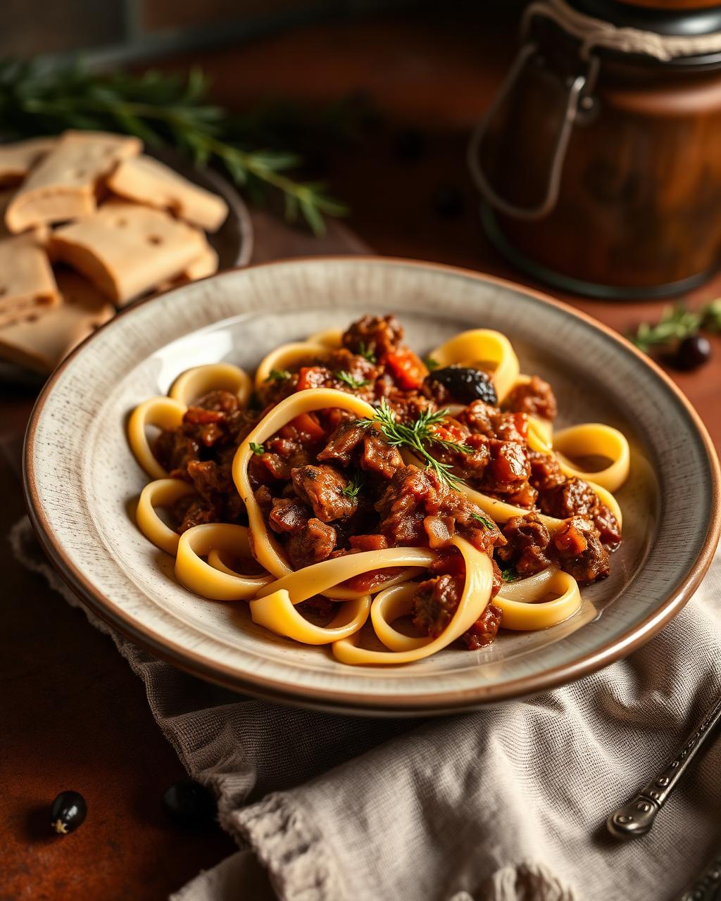 Pappardelle al Cinghiale — Pappardelle al Cinghiale
