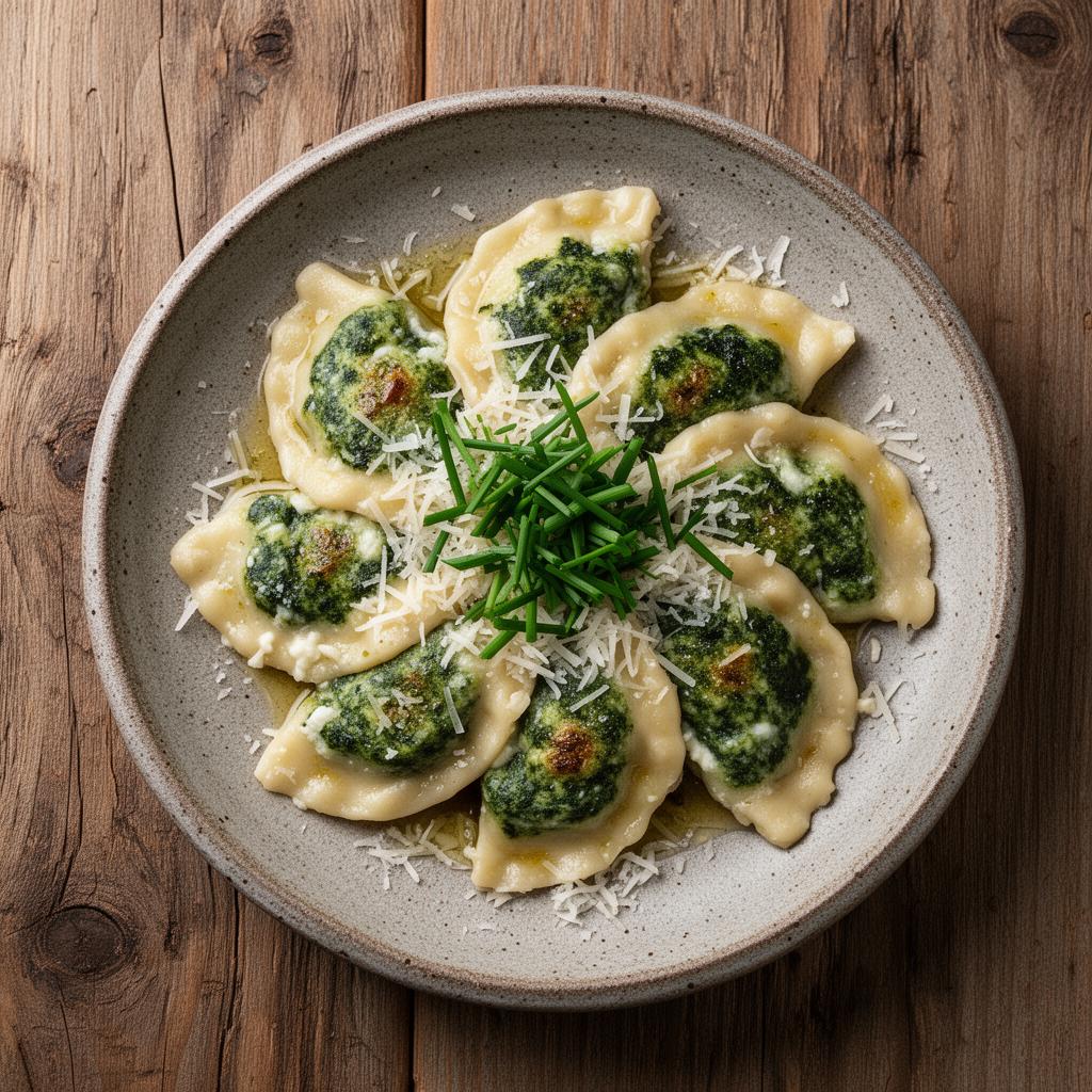 Schlutzkrapfen agli Spinaci — Schlutzkrapfen