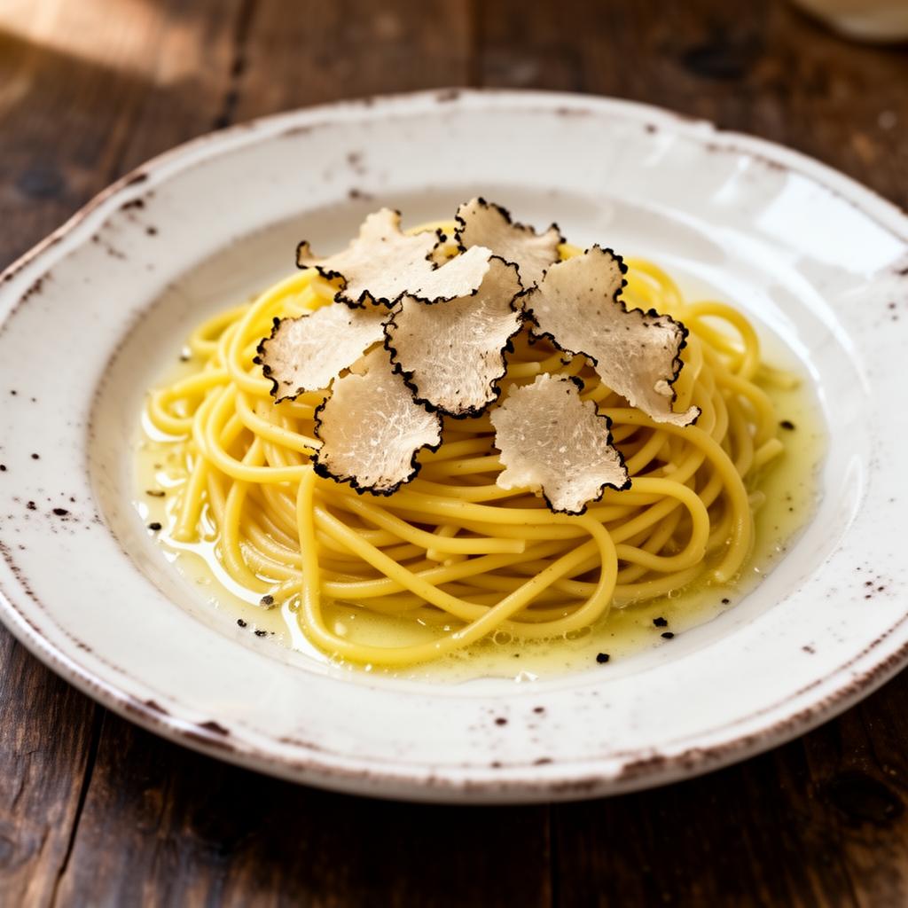 Tajarin al Tartufo Bianco — Tajarin al Tartufo